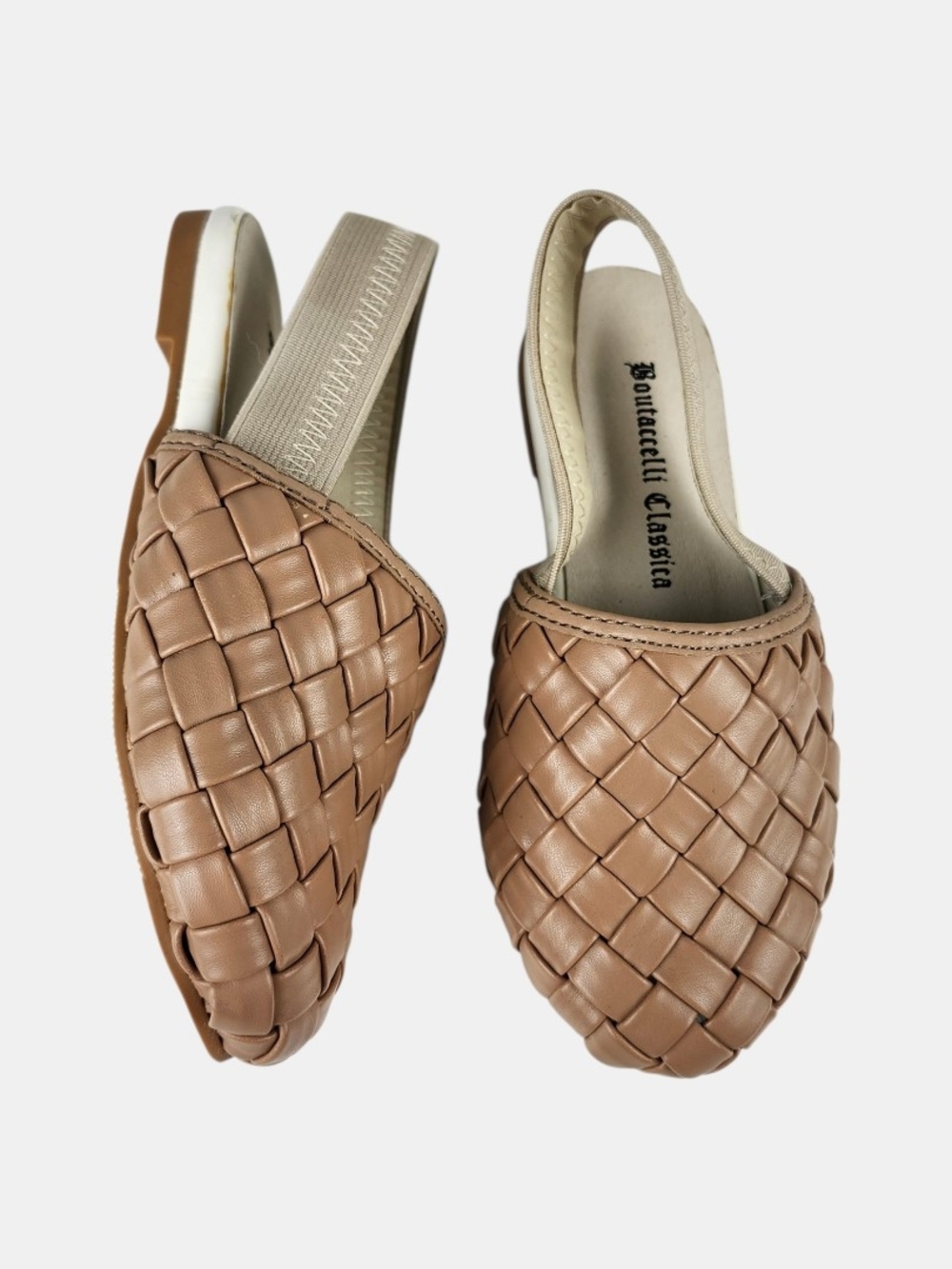 BC Girls Woven Leather Slingback